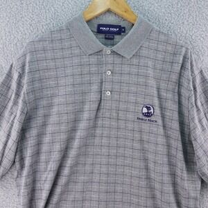 Polo Golf Ralph Lauren Mens M Pebble Beach Plaid Short Sleeve Polo Shirt Stretch